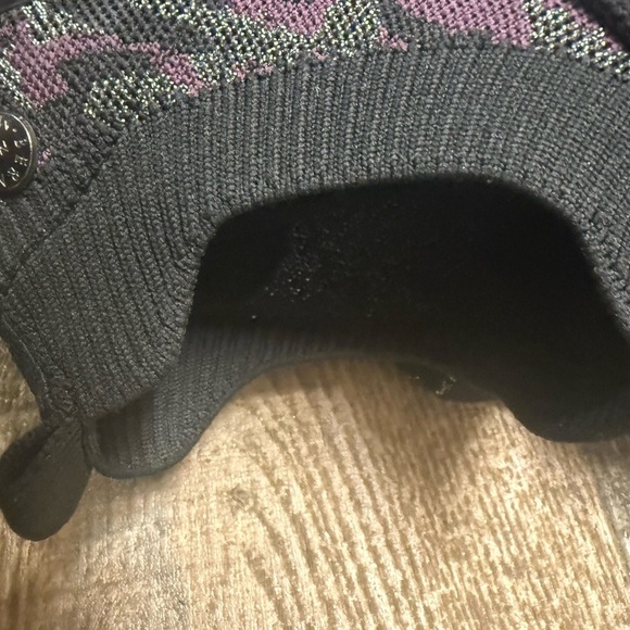 bernie mev. Size 9.5 (40) “Sparkle Serenity” Women's Purple and Black Shoes MINT - Picture 8 of 16